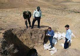 دستگیری ۳ حفار غیرمجاز در روستای زنگل آباد زنجان